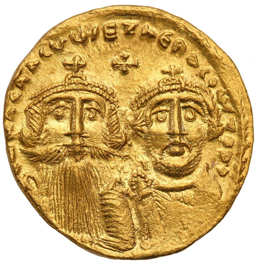 Bizancjum, Heraclius i Heraclius Constantinus (610-641). Solidus, Konstantynopol
